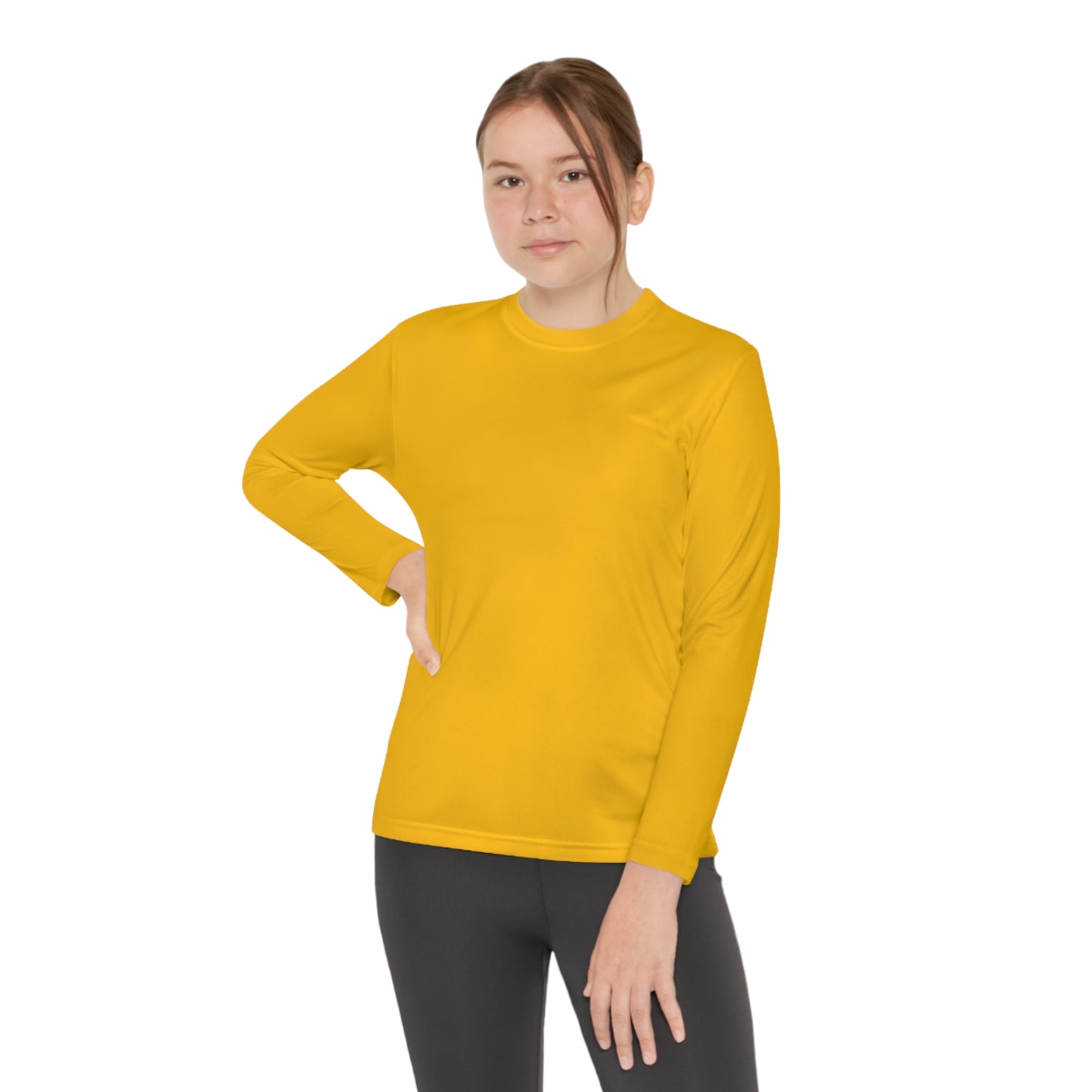 Skeleton Skateboarder Youth Long Sleeve Competitor Tee