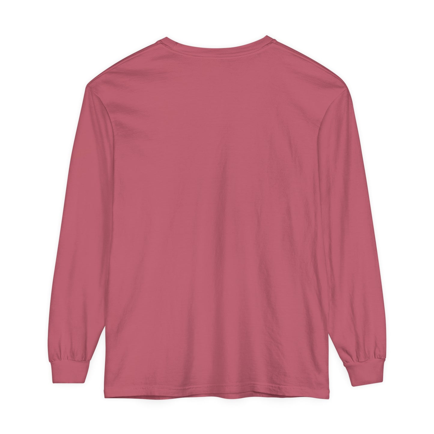 Baseball Ghost Unisex Garment-dyed Long Sleeve T-Shirt
