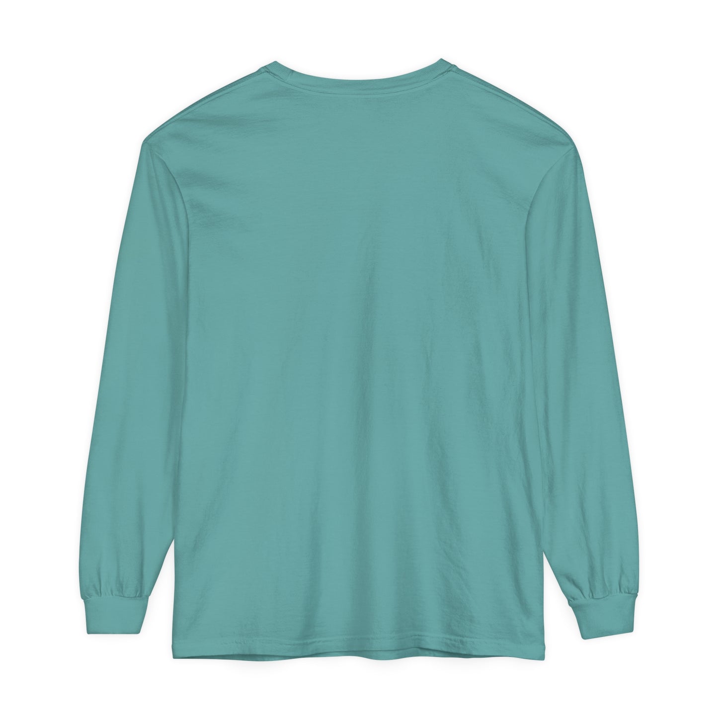 Hey Boo Unisex Garment-dyed Long Sleeve T-Shirt