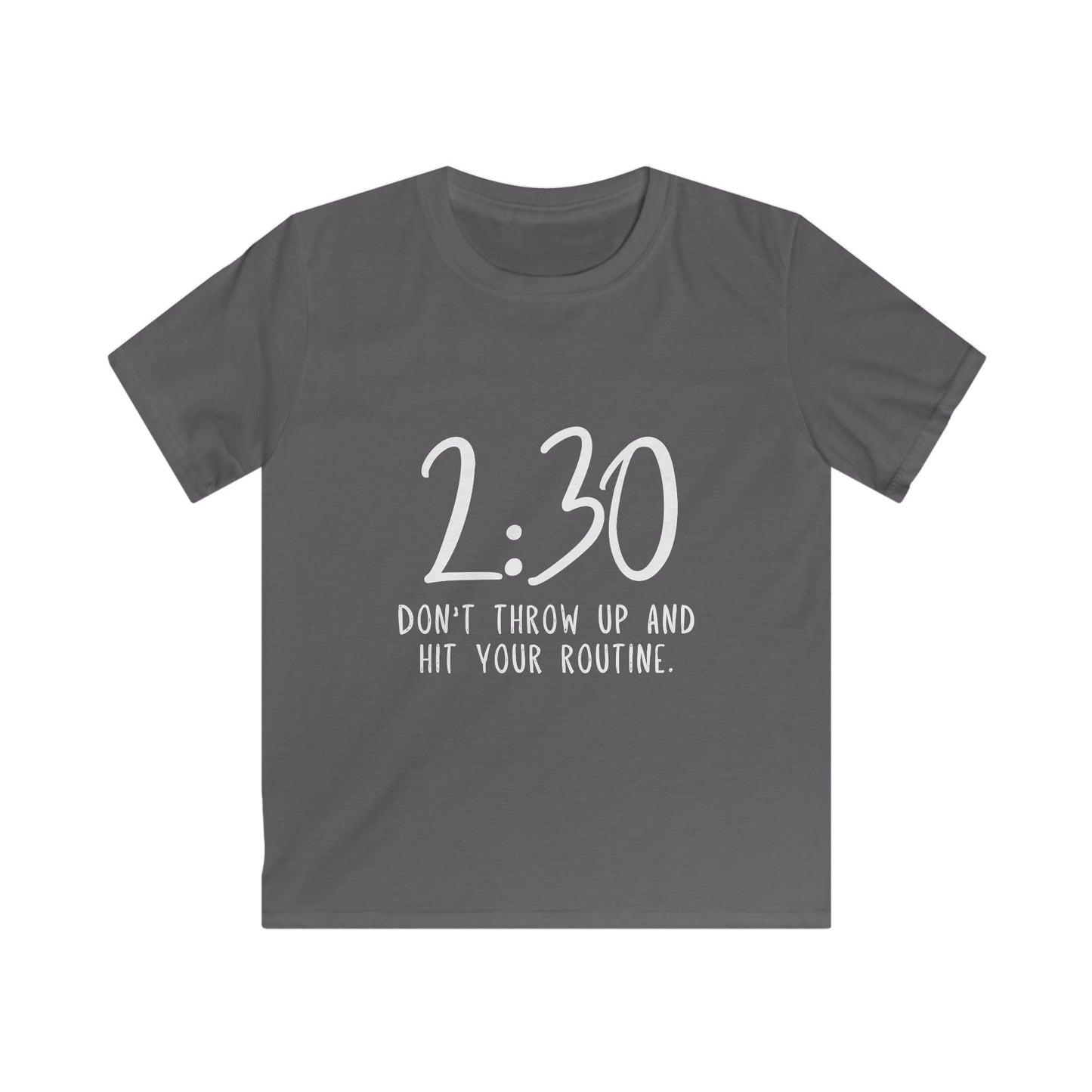 2:30 Hit Your Routine Kids Softstyle Tee
