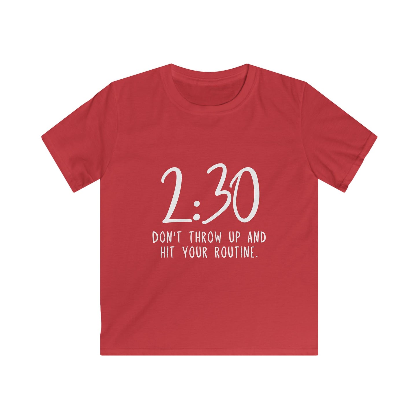 2:30 Hit Your Routine Kids Softstyle Tee
