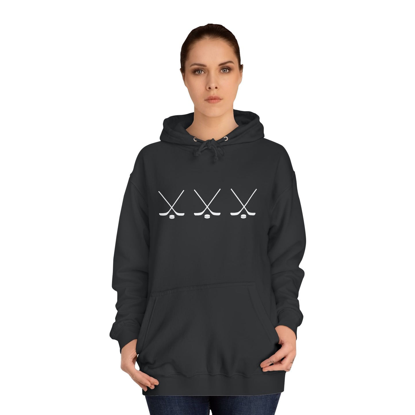 Hockey Sticks Unisex College Hoodie