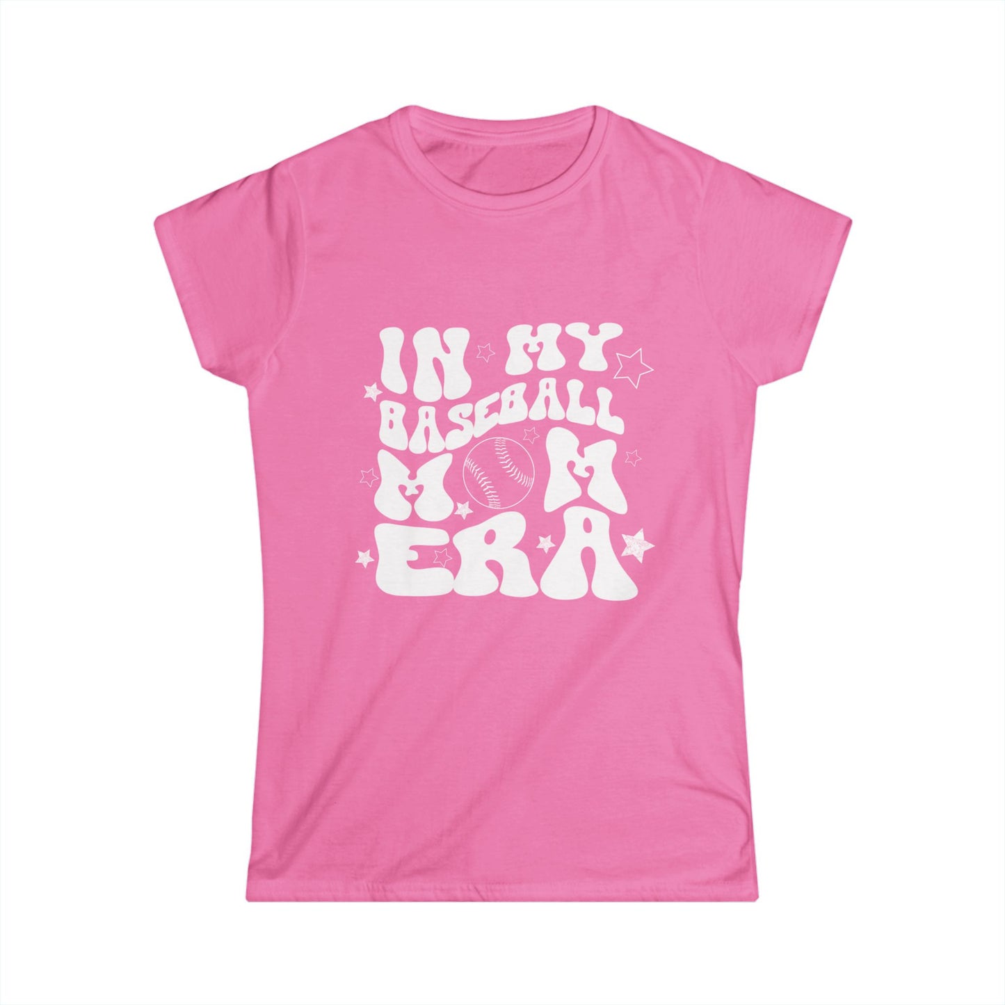 Baseball Mom Era Women's Softstyle Tee