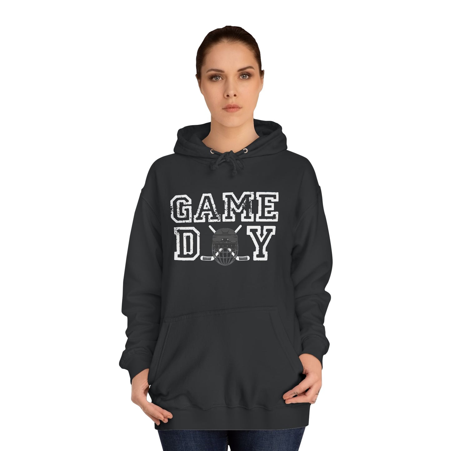 Hockey Game Day Unisex College Hoodie
