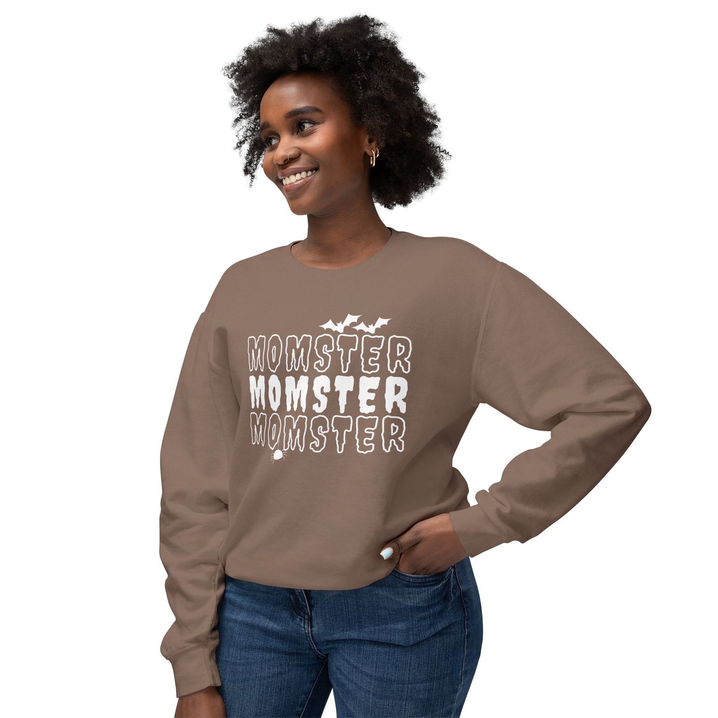 Momster Unisex Lightweight Crewneck Sweatshirt