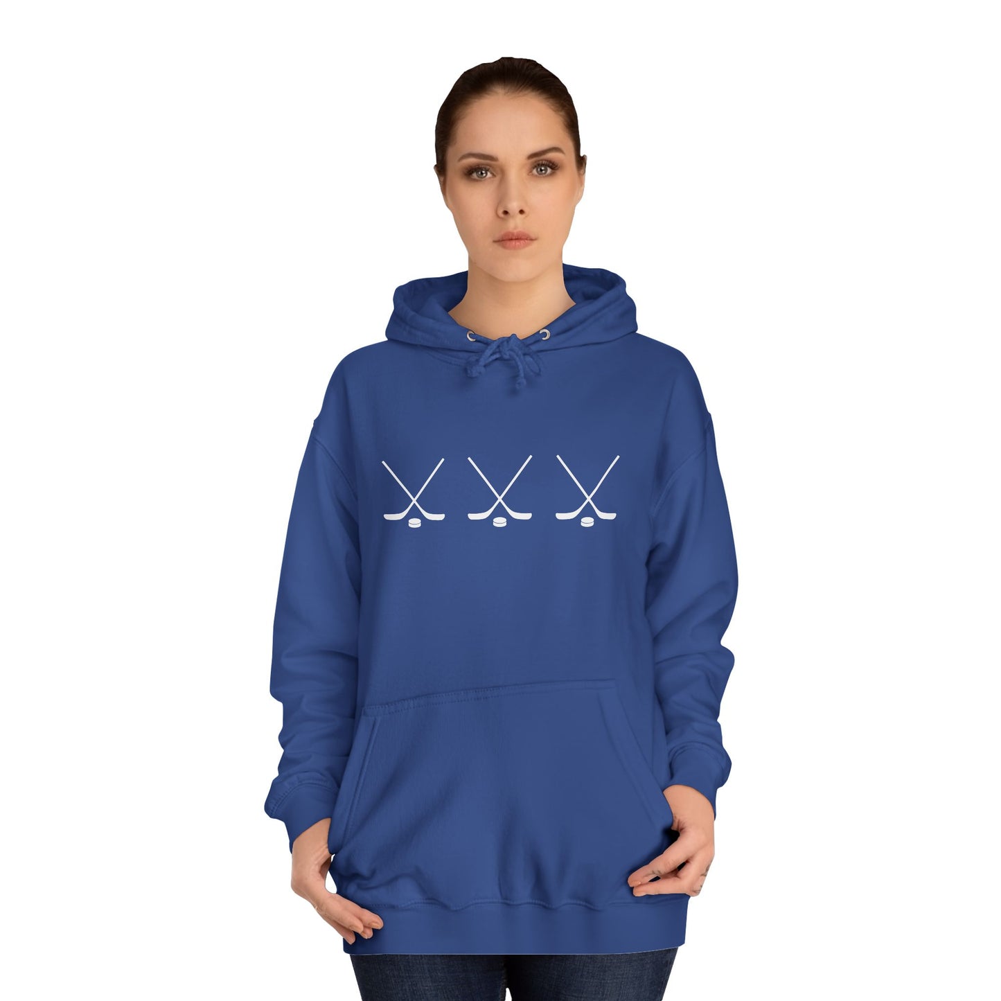 Hockey Sticks Unisex College Hoodie
