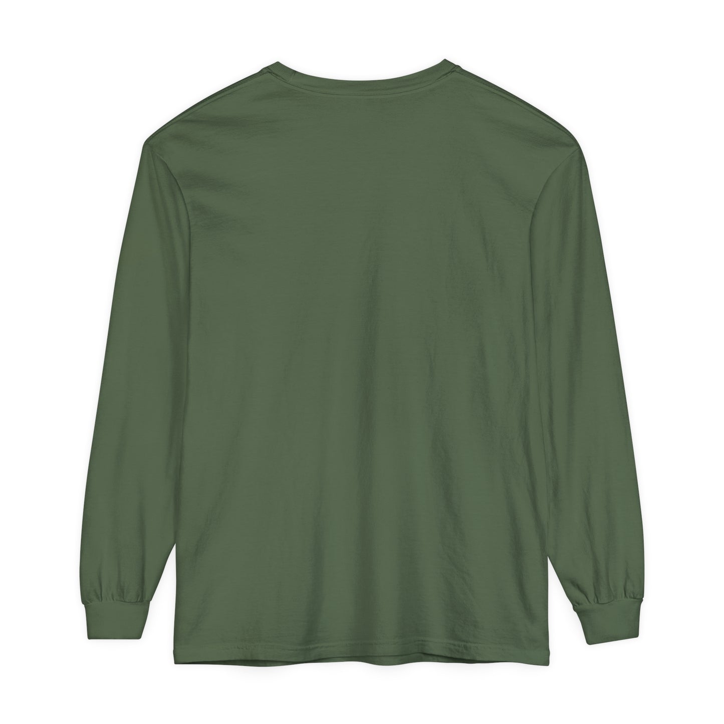 Baseball Ghost Unisex Garment-dyed Long Sleeve T-Shirt