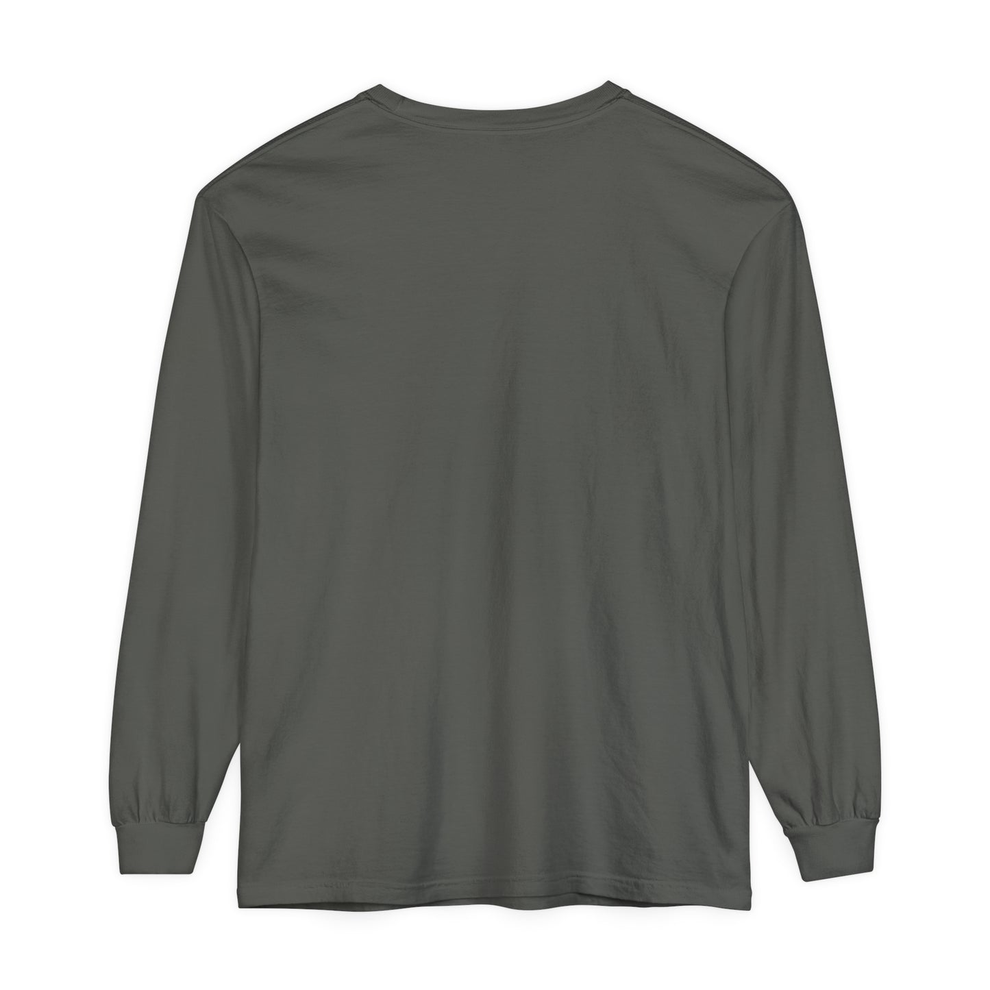 Baseball Ghost Unisex Garment-dyed Long Sleeve T-Shirt