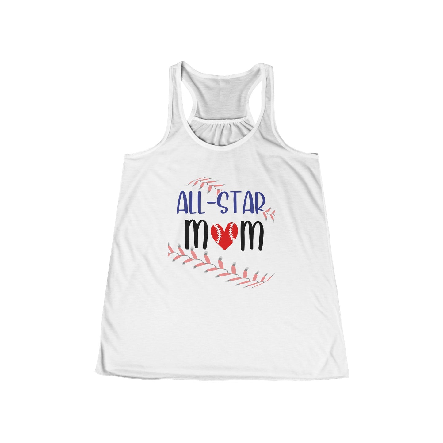 All-Star Mom Women's Flowy Racerback Tank