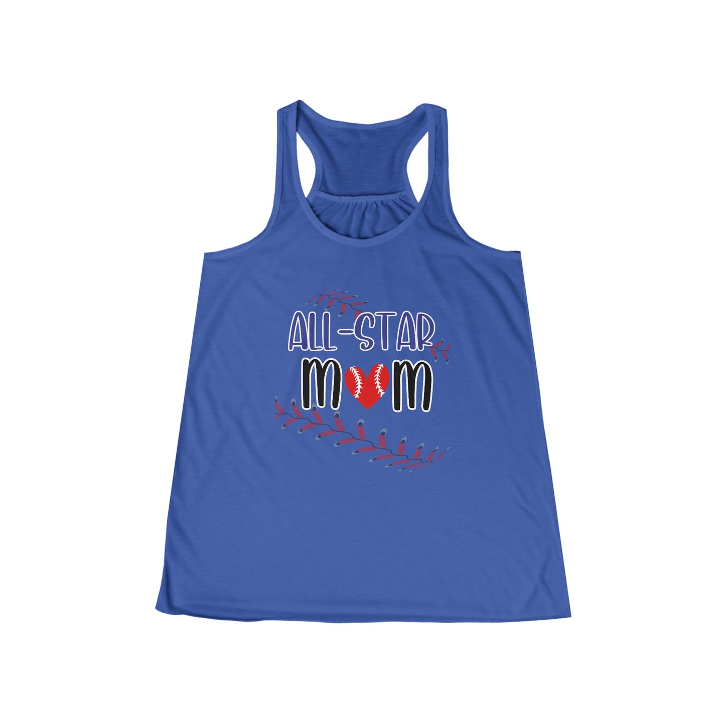 All-Star Mom Women's Flowy Racerback Tank