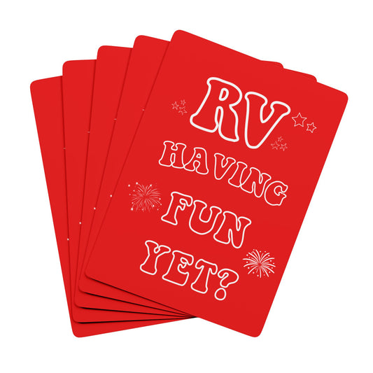 RV Having Fun Yet? Playing Cards