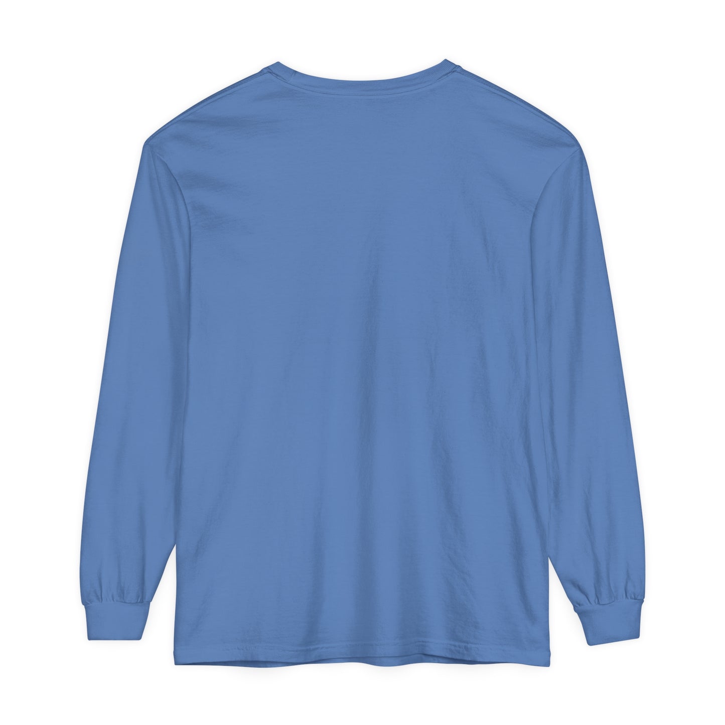 Tick or Treat Ghost Unisex Garment-dyed Long Sleeve T-Shirt