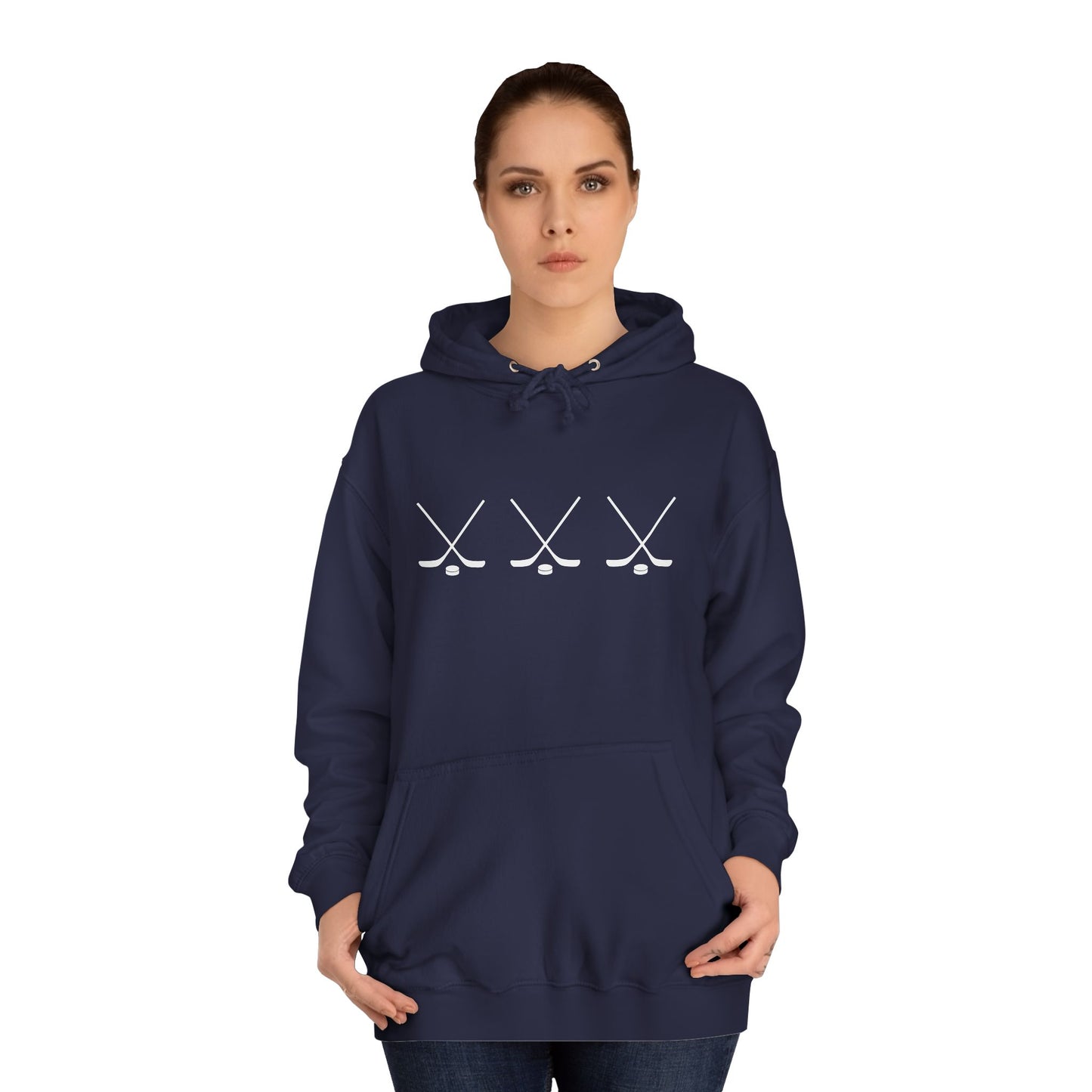 Hockey Sticks Unisex College Hoodie