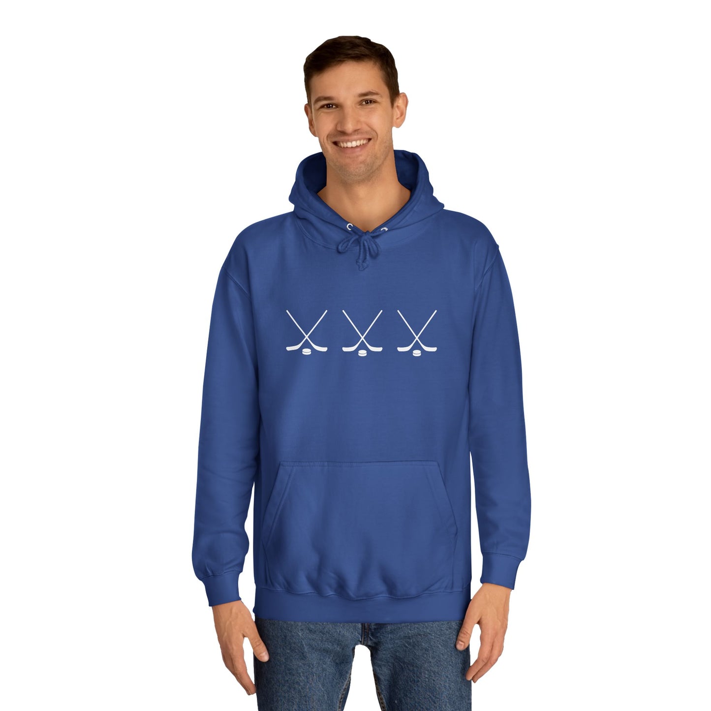 Hockey Sticks Unisex College Hoodie
