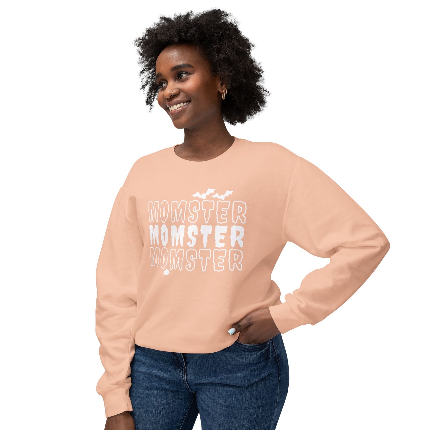Momster Unisex Lightweight Crewneck Sweatshirt