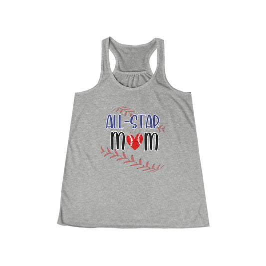 All-Star Mom Women's Flowy Racerback Tank