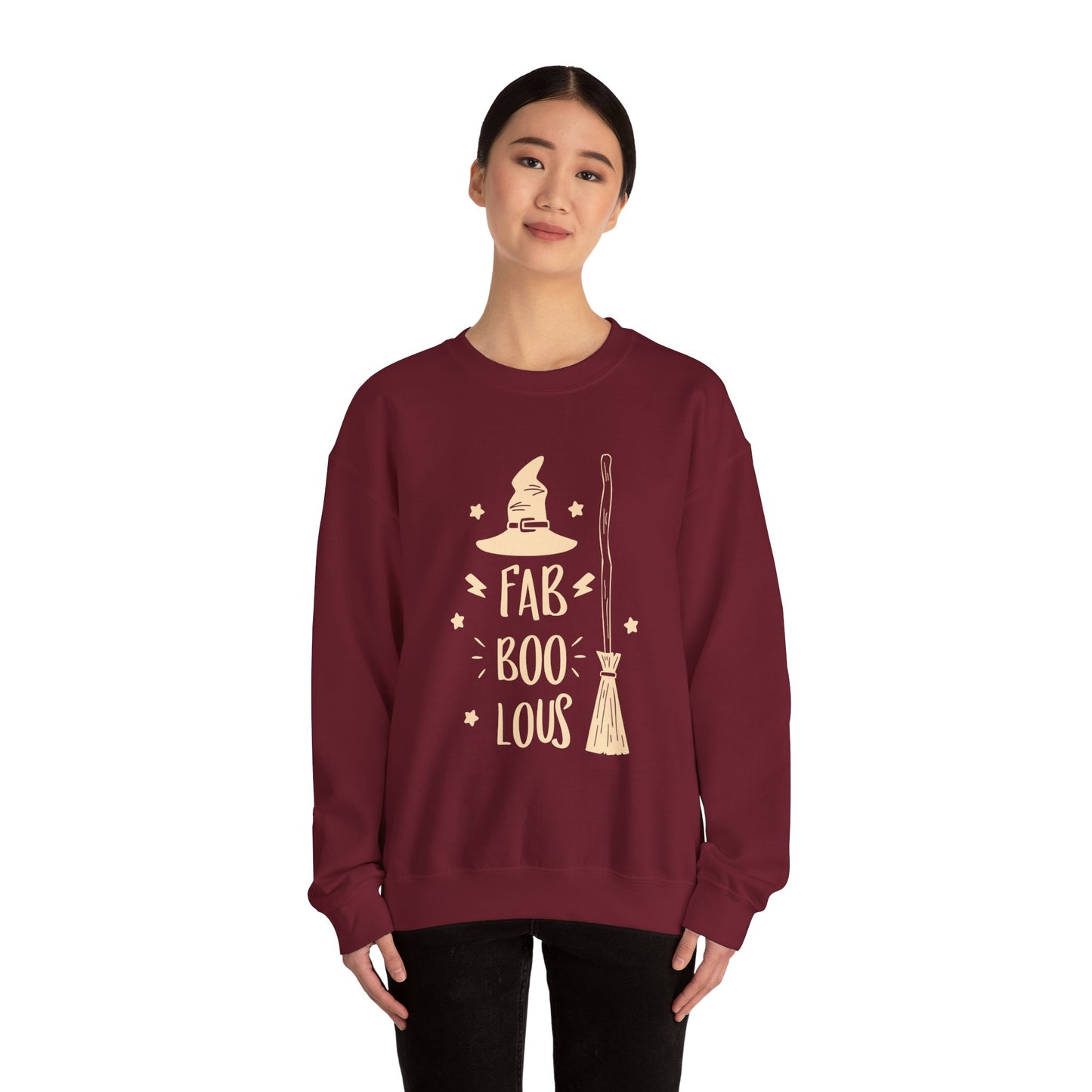 Fab Boo Lous Unisex Heavy Blend™ Crewneck Sweatshirt