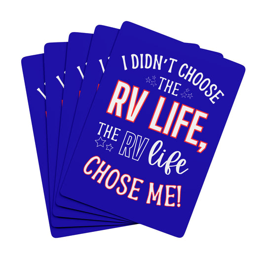 I didn't choose the RV Live Playing Cards