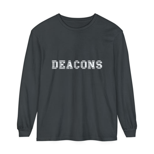 Deacons Unisex Garment-dyed Long Sleeve T-Shirt