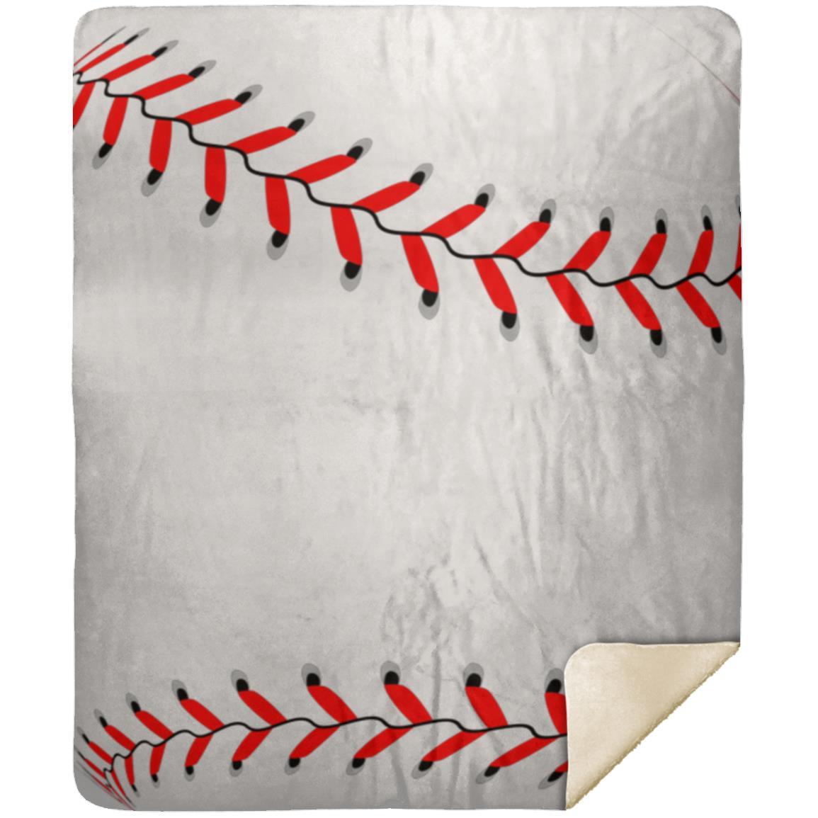 Baseball / Softball MSHM Premium Sherpa Blanket 50x60