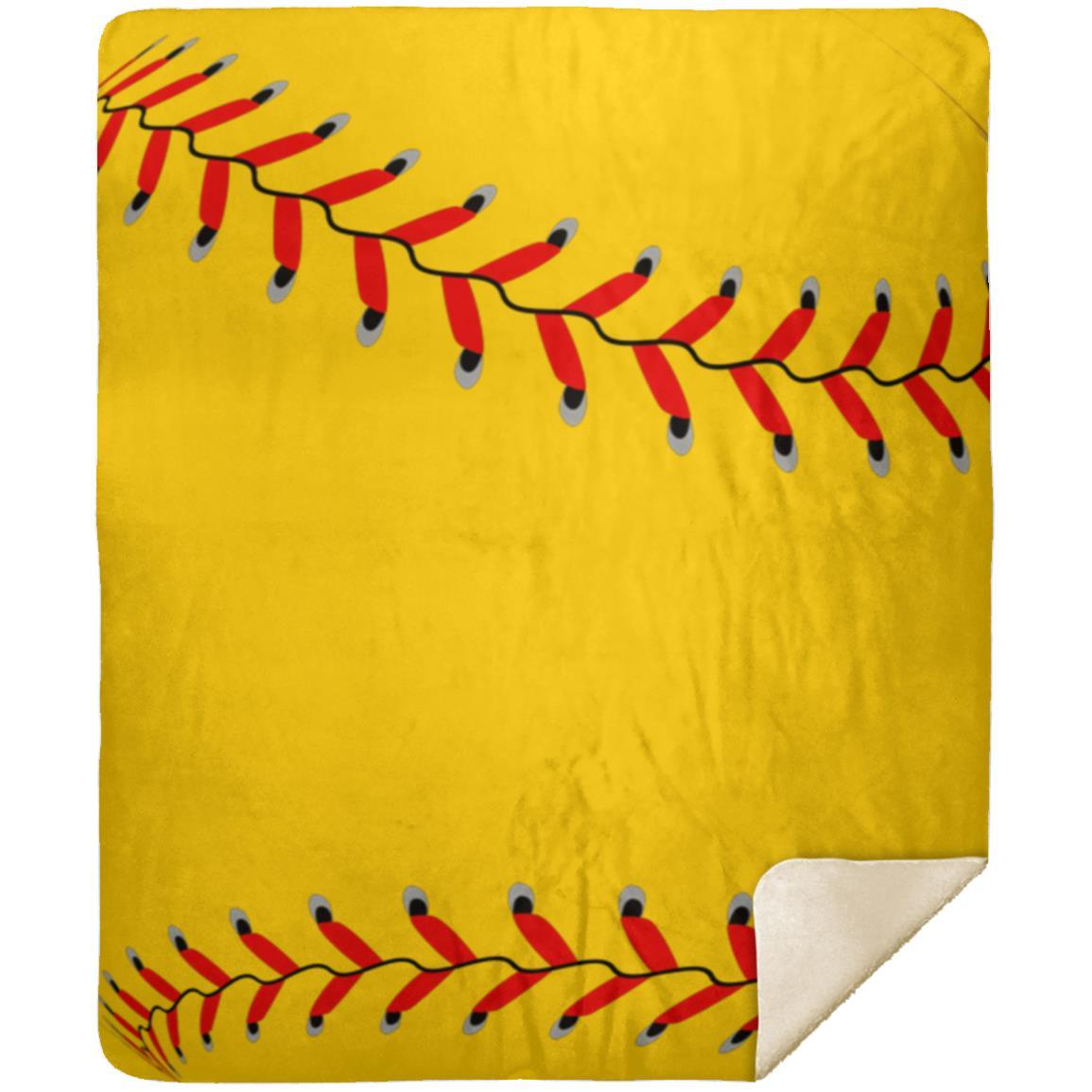 Baseball / Softball MSHM Premium Sherpa Blanket 50x60