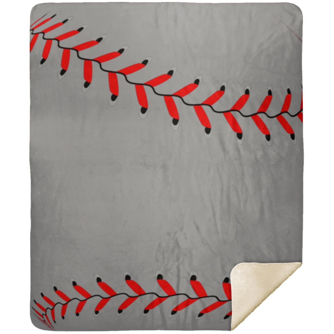 Baseball / Softball MSHM Premium Sherpa Blanket 50x60