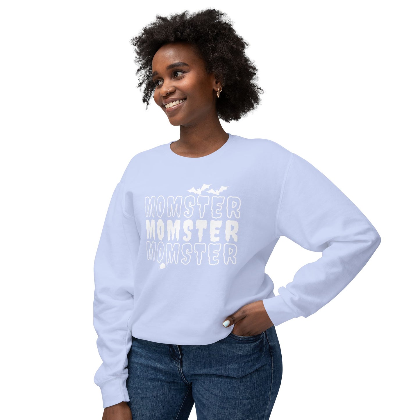 Momster Unisex Lightweight Crewneck Sweatshirt