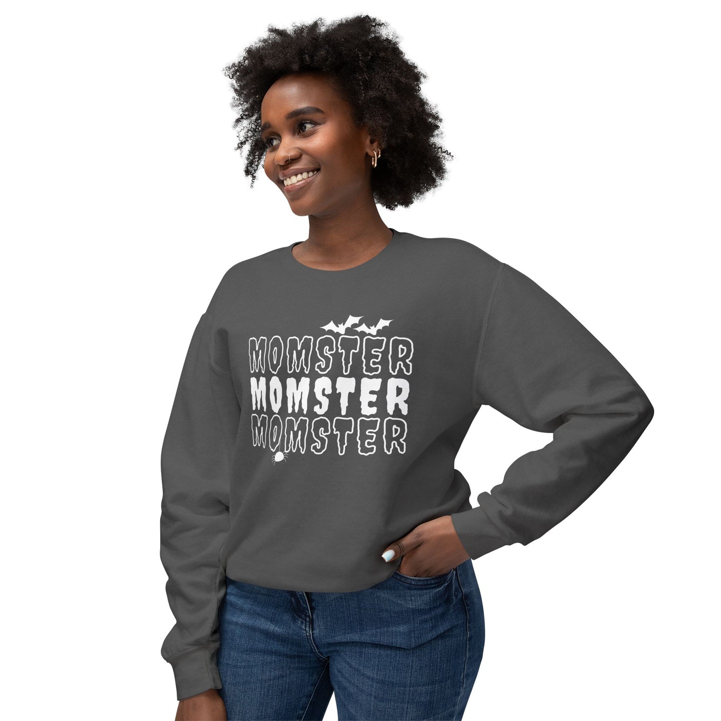Momster Unisex Lightweight Crewneck Sweatshirt