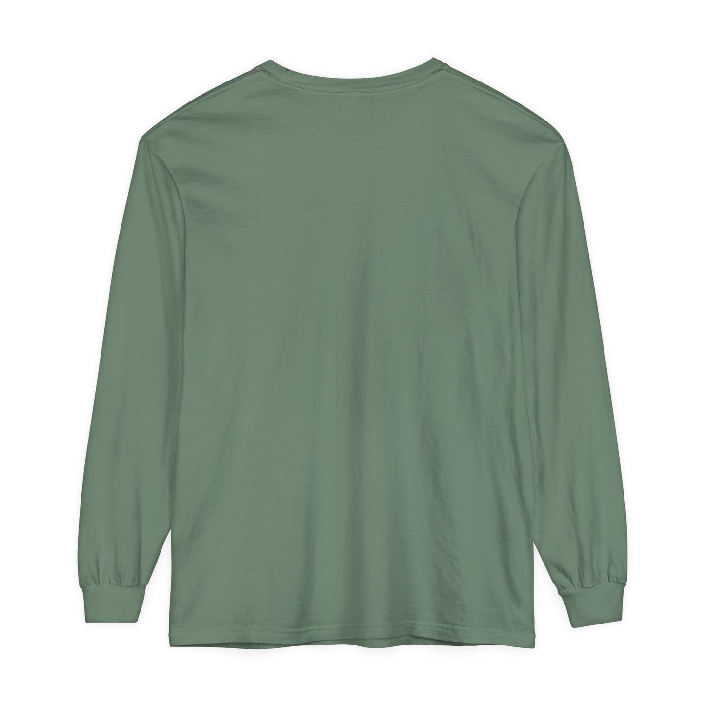 Cute Ghost Unisex Garment-dyed Long Sleeve T-Shirt