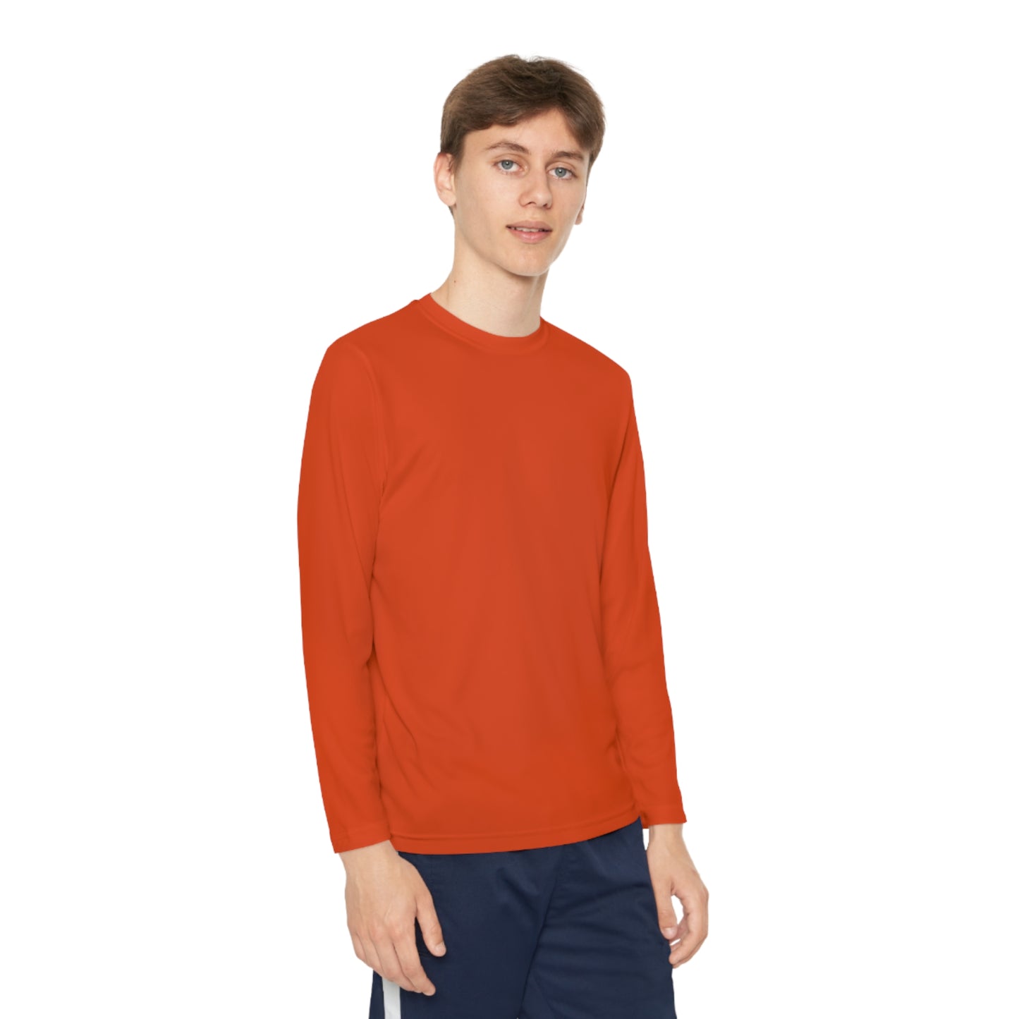 Skeleton Skateboarder Youth Long Sleeve Competitor Tee