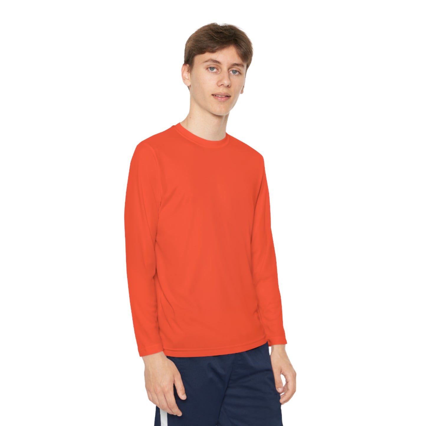 Skeleton Skateboarder Youth Long Sleeve Competitor Tee