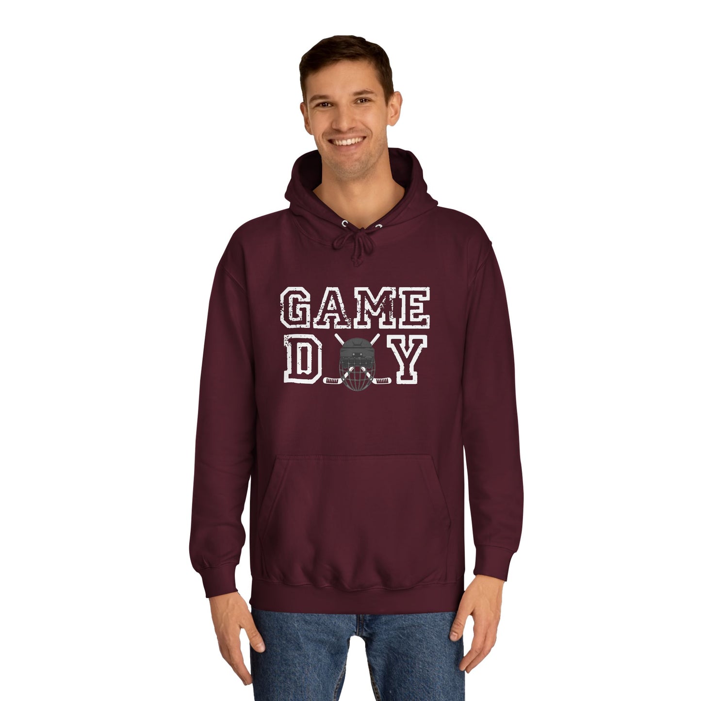 Hockey Game Day Unisex College Hoodie