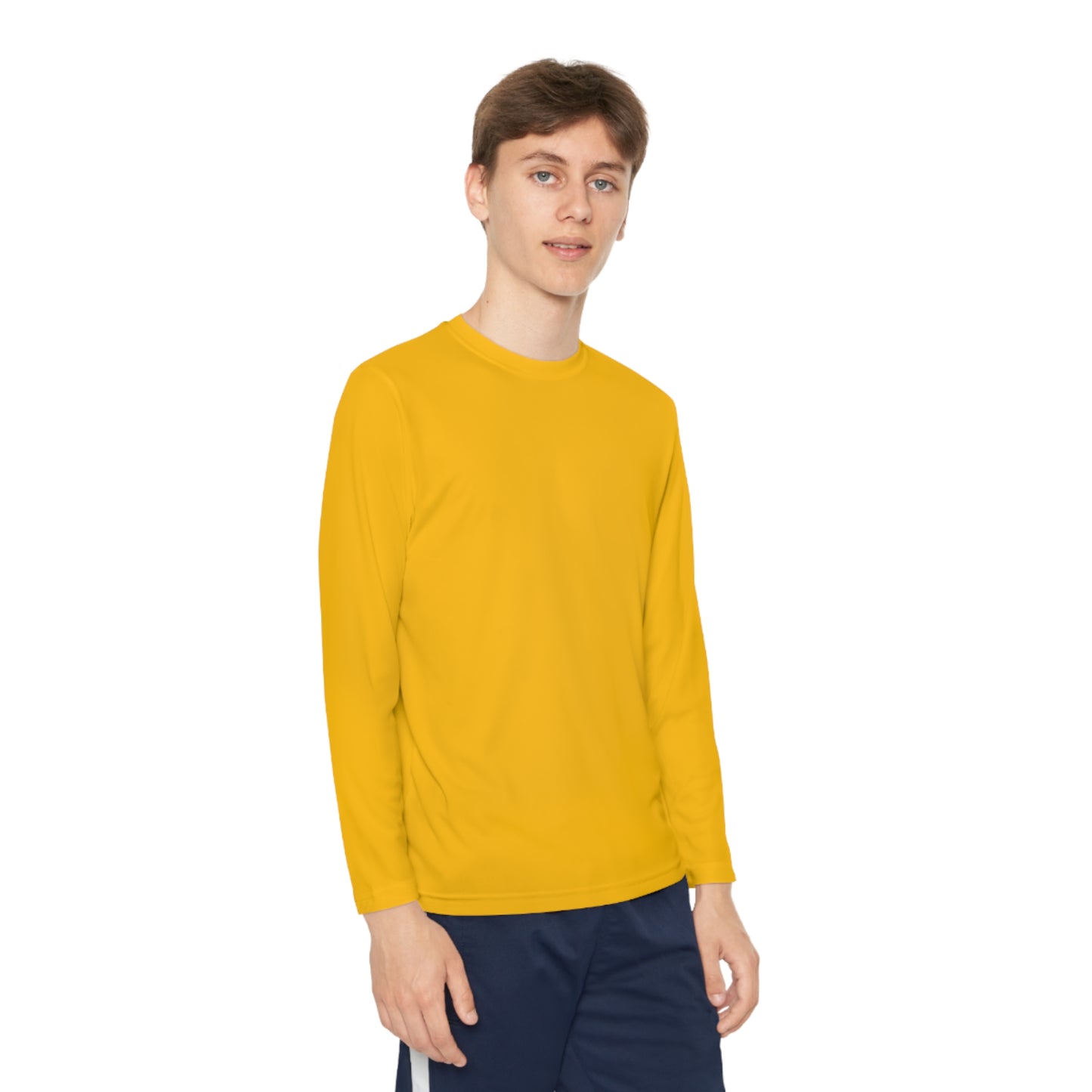 Cute Ghost Youth Long Sleeve Competitor Tee