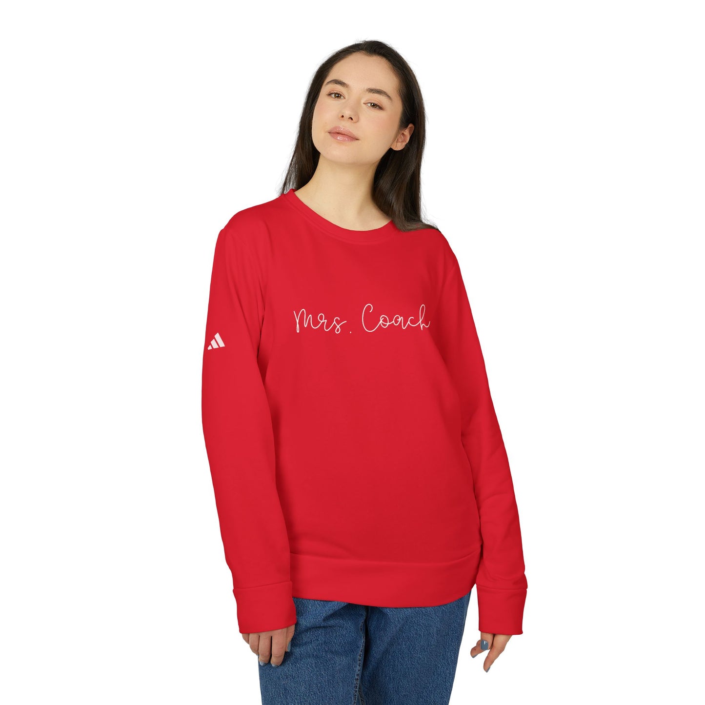 Mrs. Coach Adidas Unisex Fleece Crewneck Sweatshirt