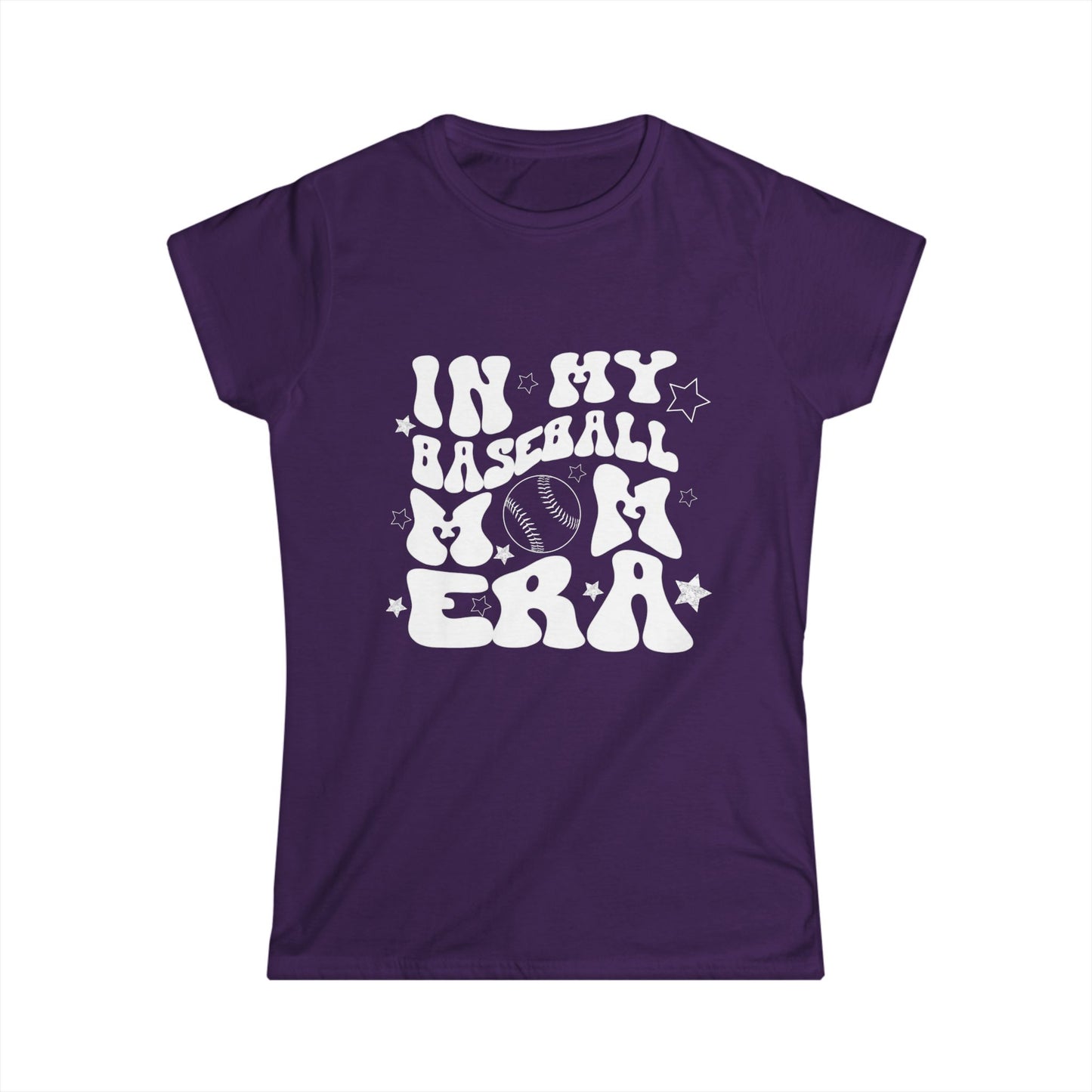 Baseball Mom Era Women's Softstyle Tee