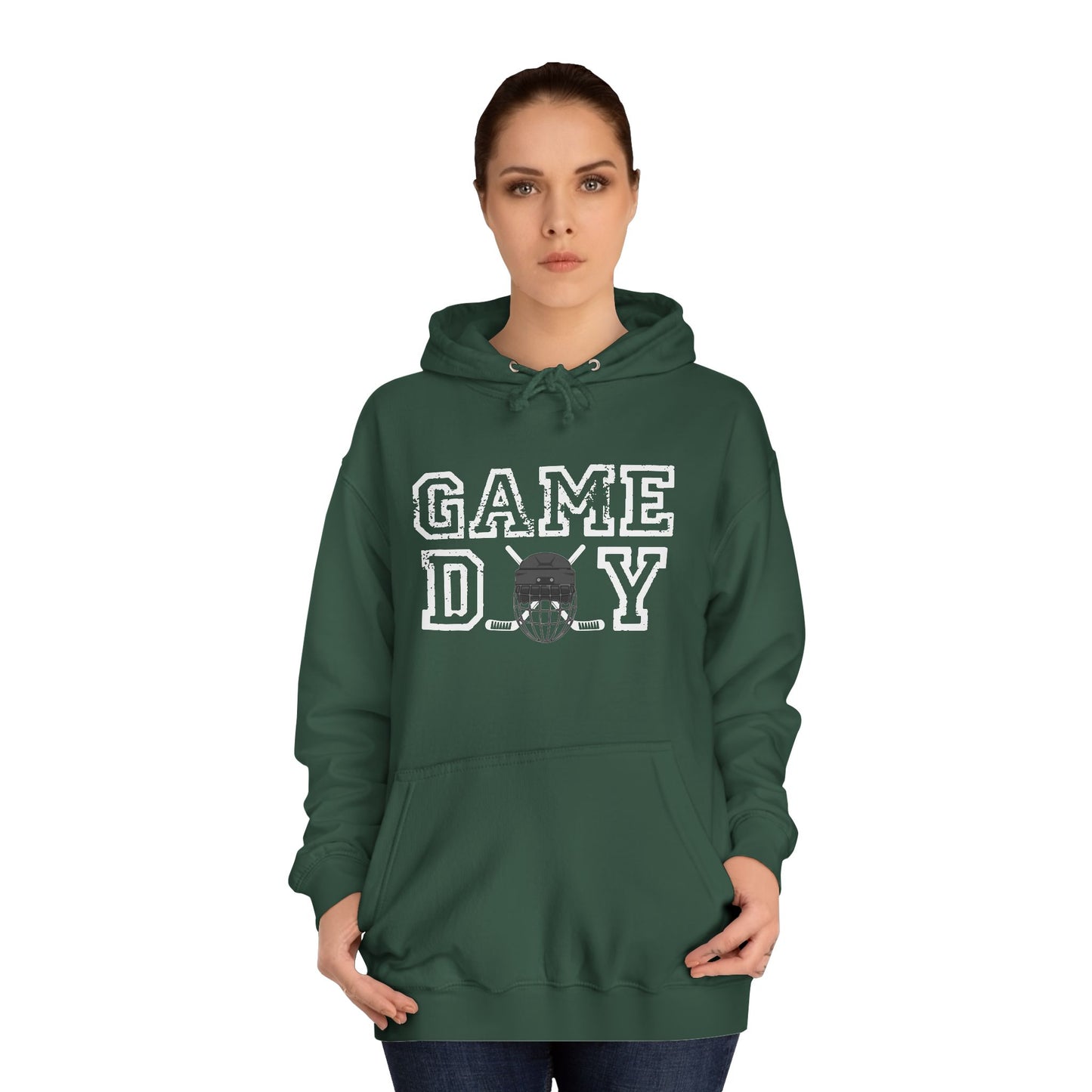 Hockey Game Day Unisex College Hoodie
