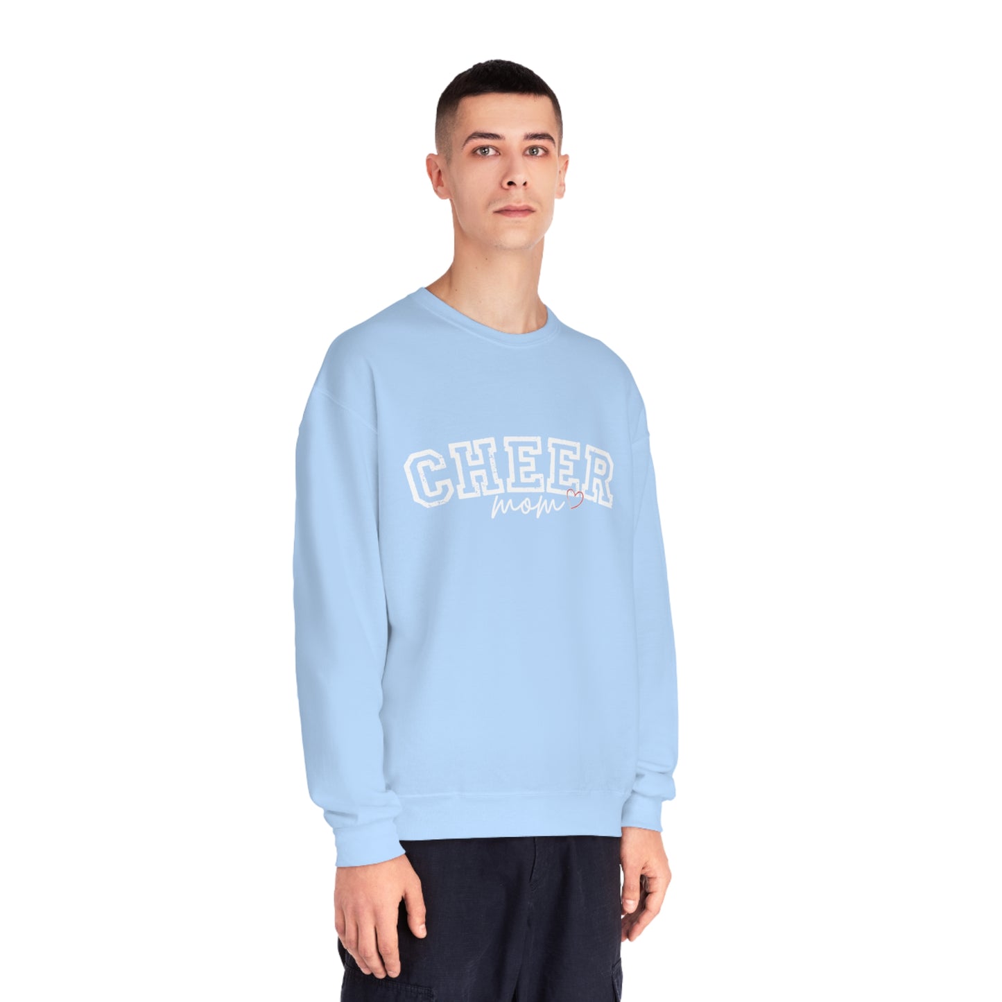 CHEER mom heart Unisex NuBlend® Crewneck Sweatshirt