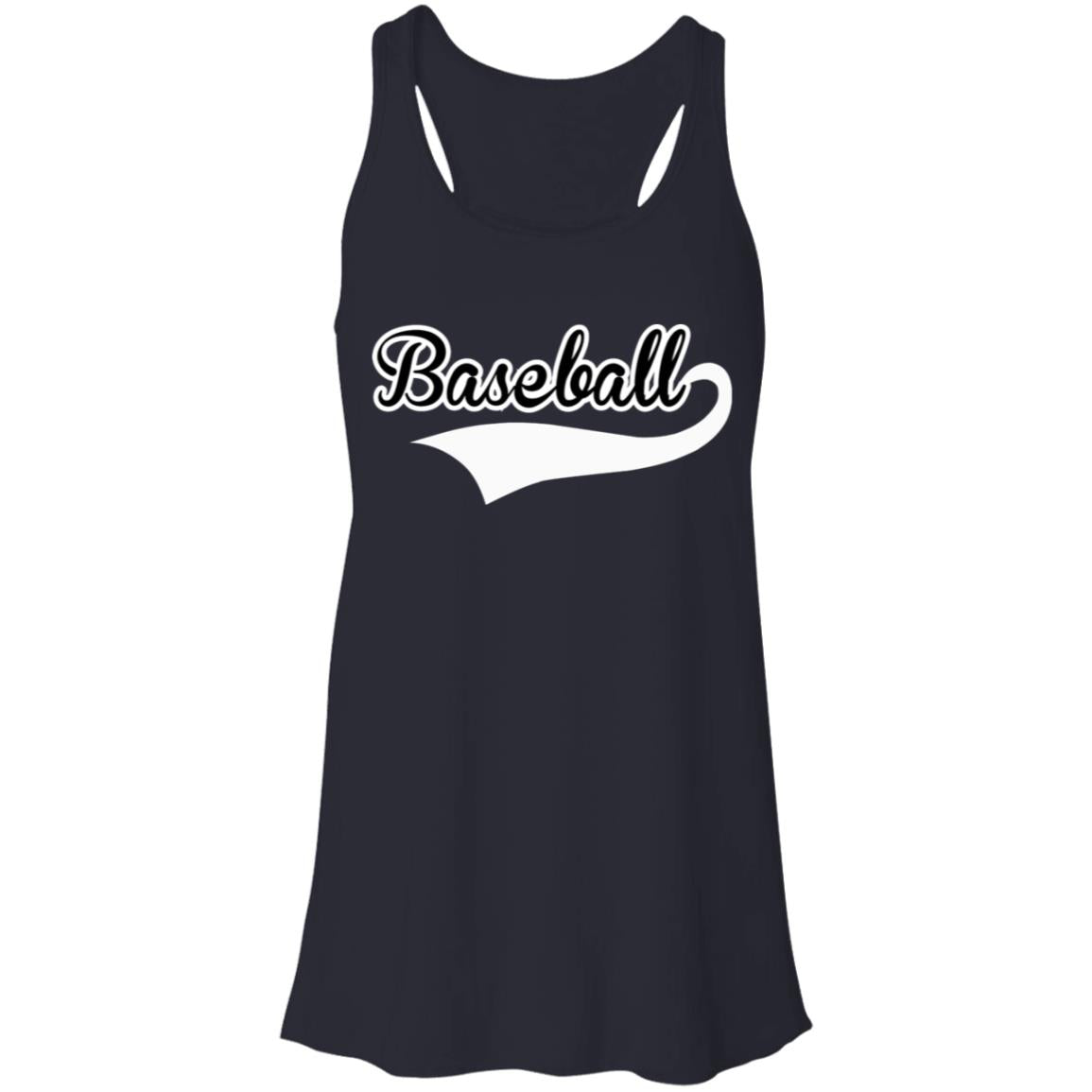 Baseball Swoosh B8800 Flowy Racerback Tank