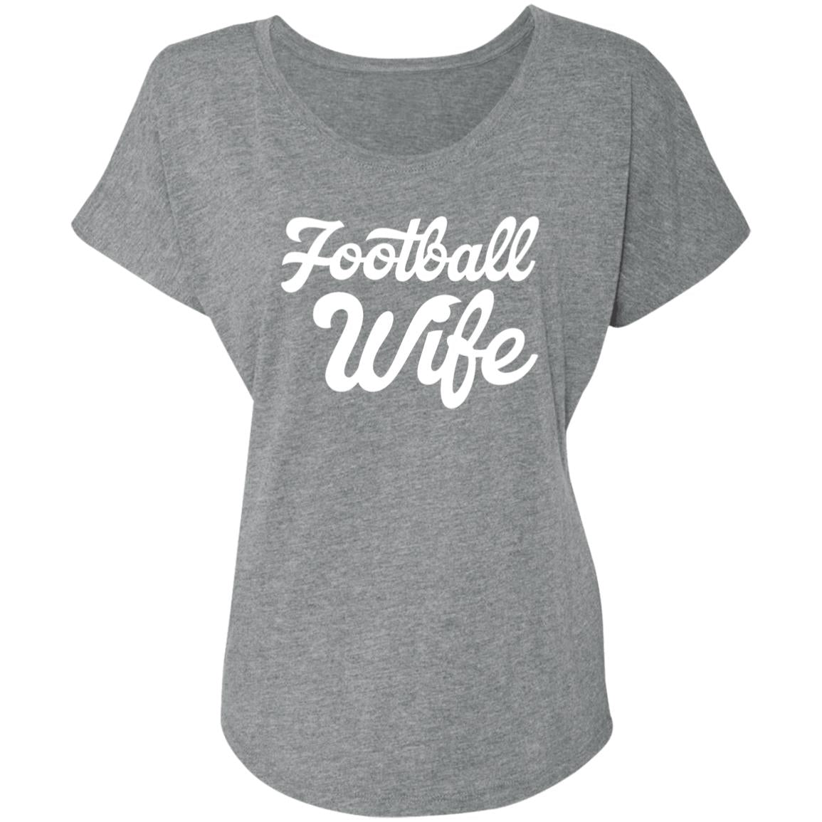 Football Wife NL6760 Ladies' Triblend Dolman Sleeve