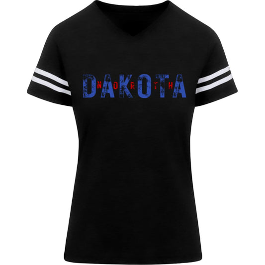 NORTH DAKOTA 3537 LAT Womens Football Tee