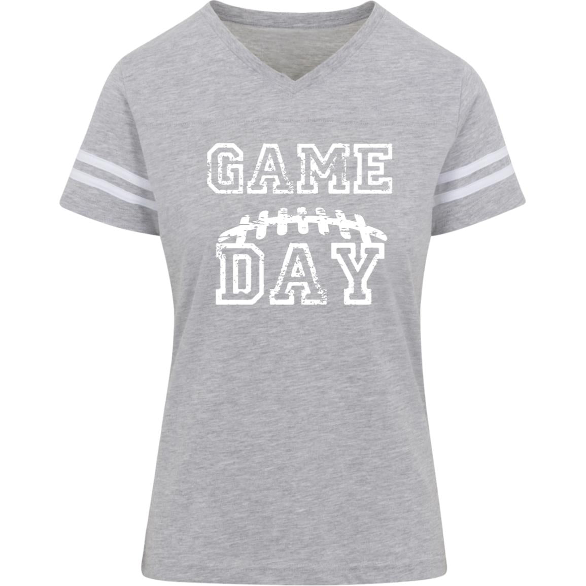 Game Day Football Laces 3537 LAT Womens Football Tee