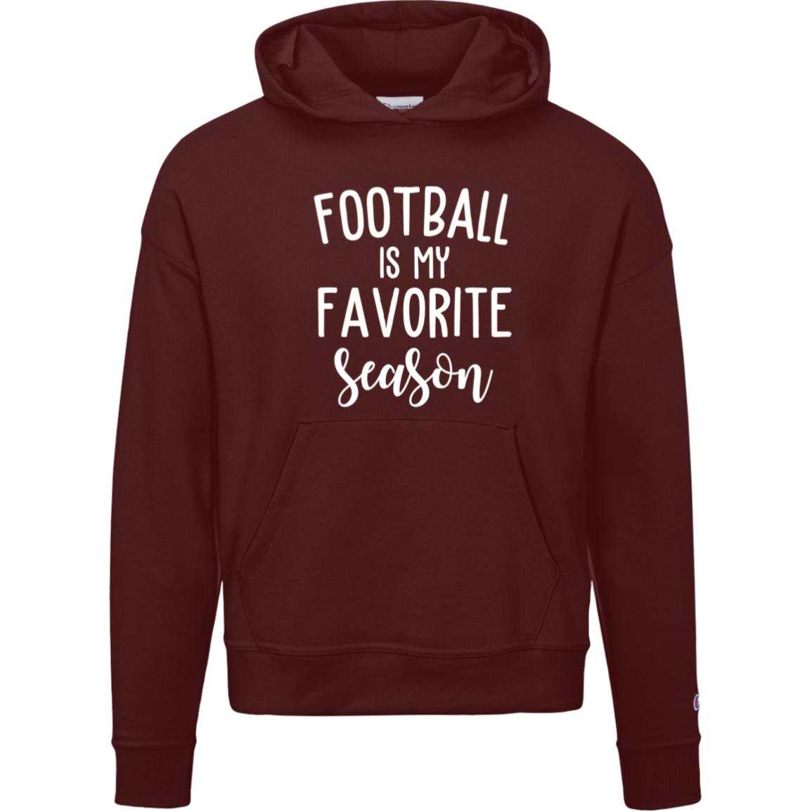 Football is my favorite season S760 Champion Womens Powerblend Hoodie