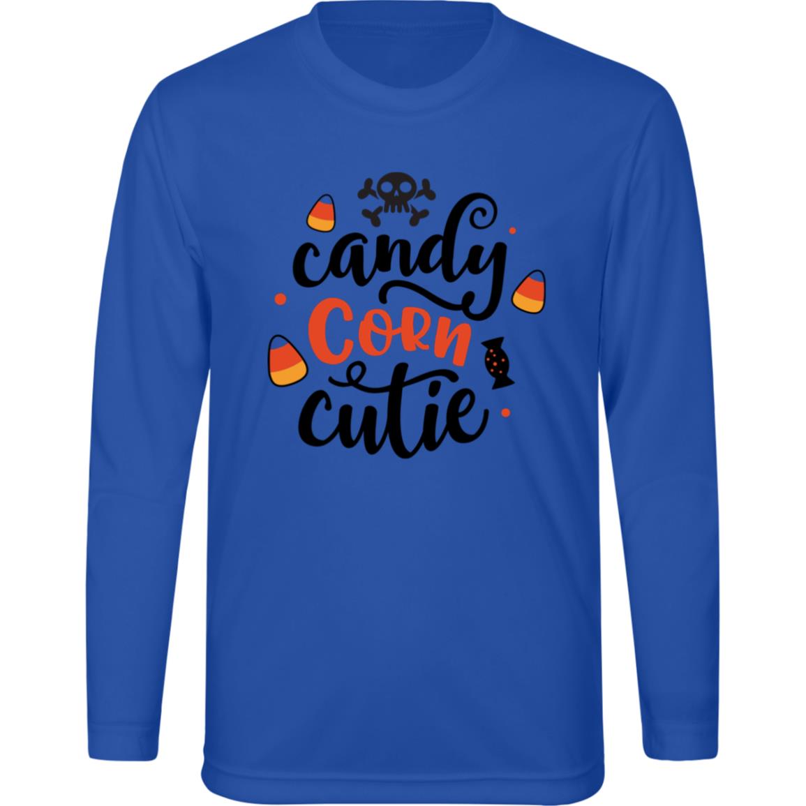 Candy Corn Cutie TT11YL Team 365 Kids Zone Long Sleeve Tee