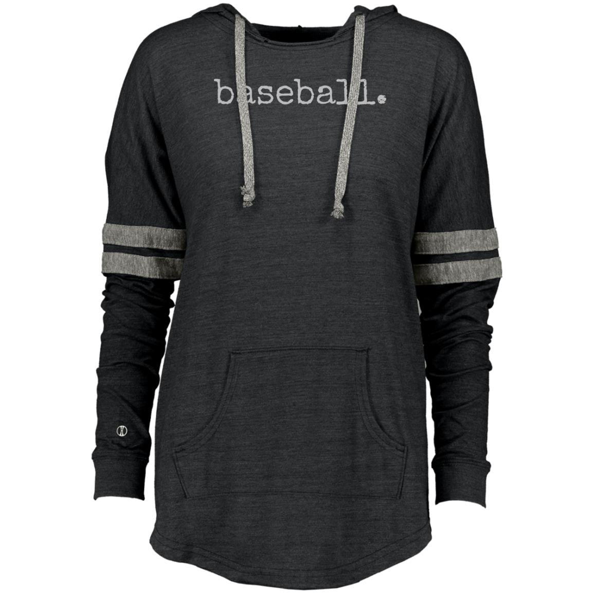 baseball. 229390 Ladies Hooded Low Key Pullover