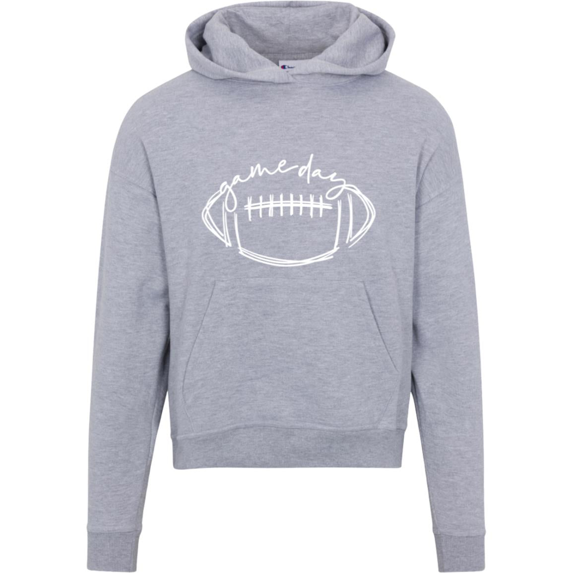 Game Day White S760 Champion Womens Powerblend Hoodie