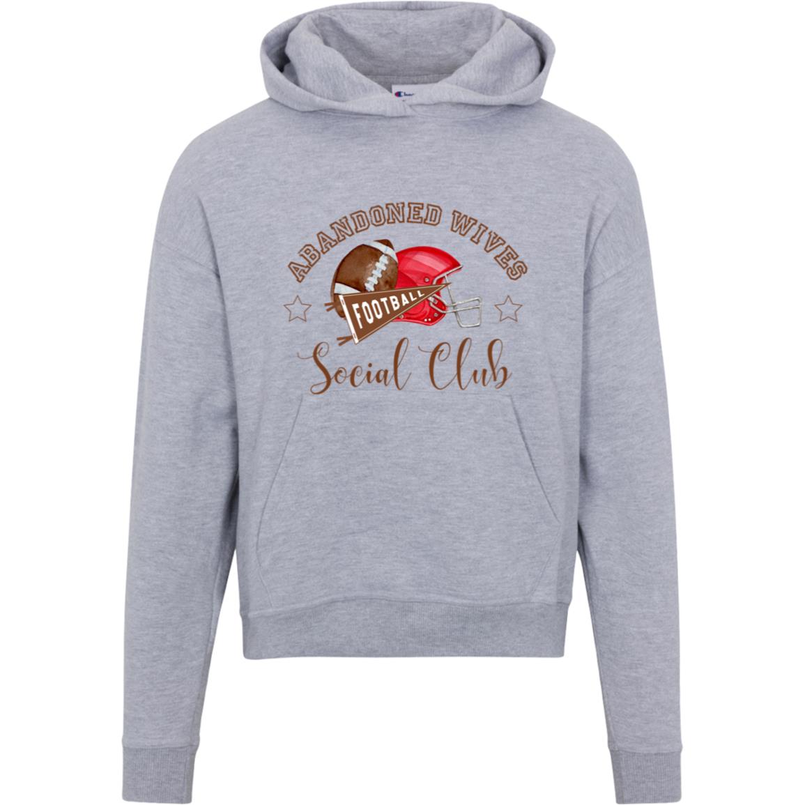 Abandoned Wives Social Club S760 Champion Womens Powerblend Hoodie