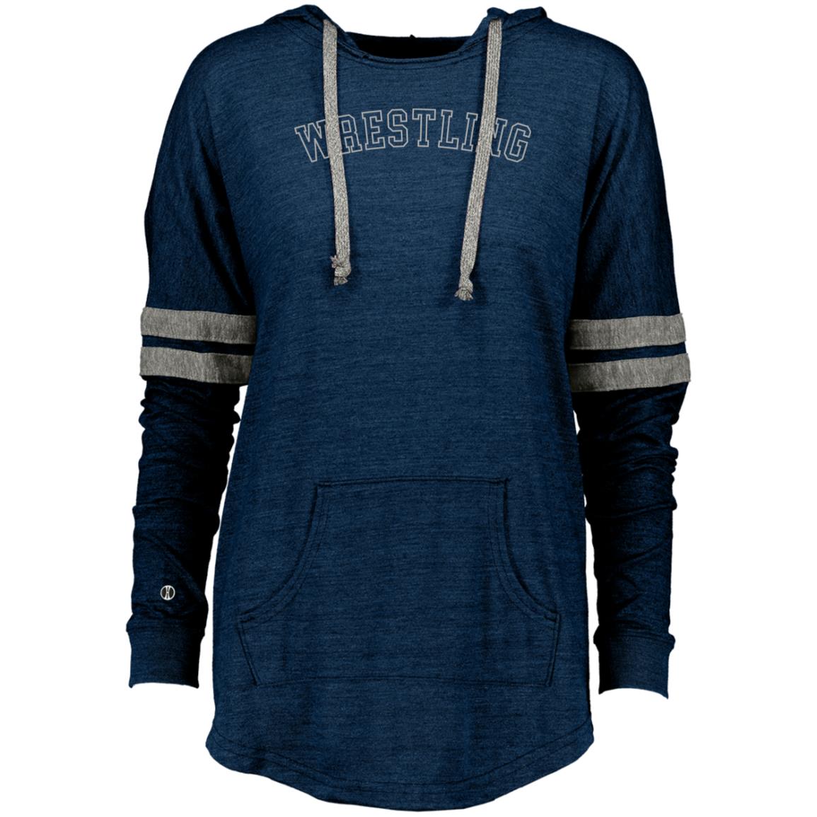 WRESTING Ladies Hooded Low Key Pullover