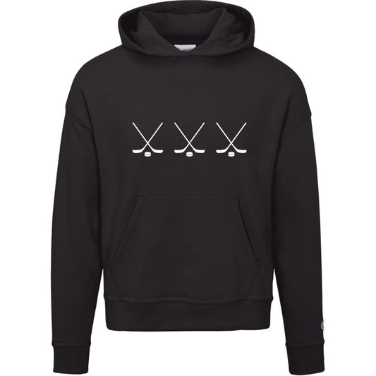 Crossed Sticks S760 Champion Womens Powerblend Hoodie