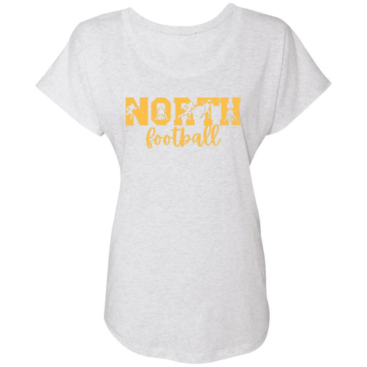 North Football NL6760 Ladies' Triblend Dolman Sleeve