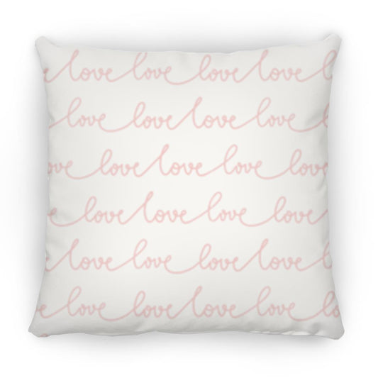Love script  Small Square Pillow